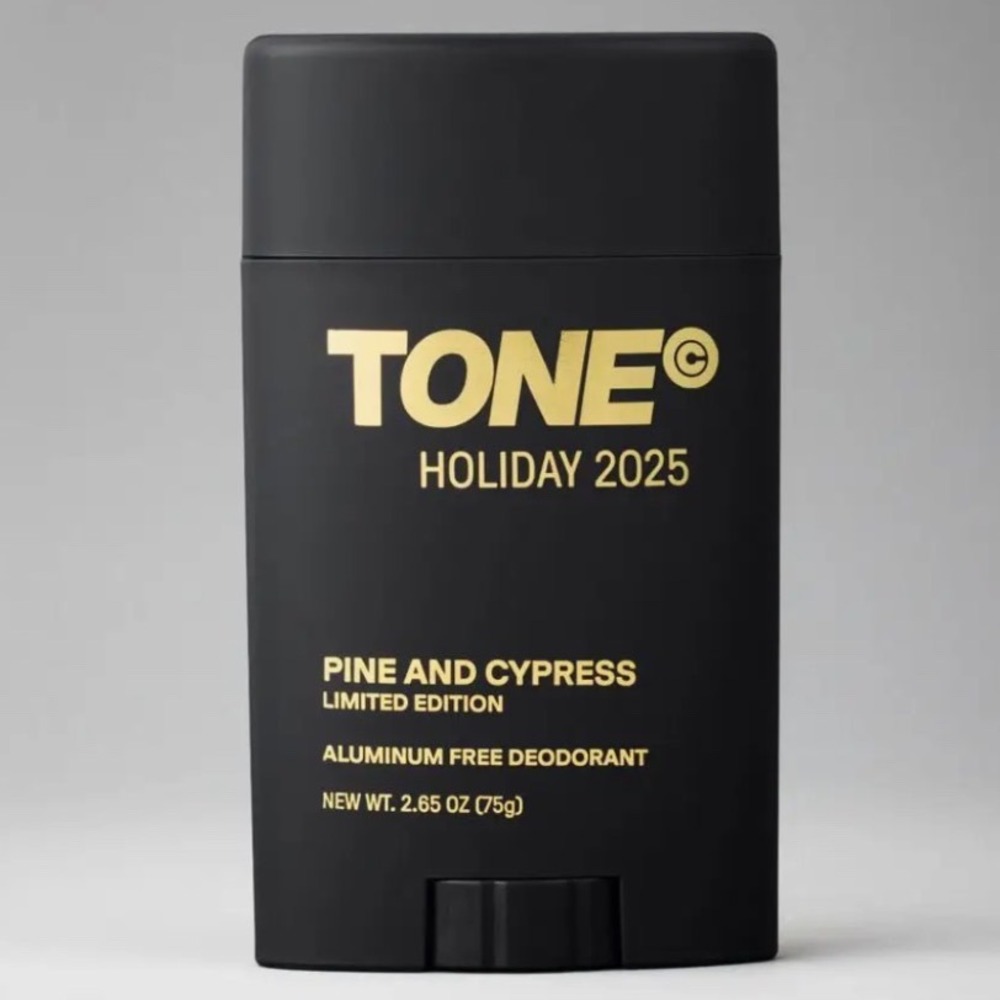Tone Holiday 2025 Pine Cypress Aluminum Free Deodorant 2.65oz Limited Edition